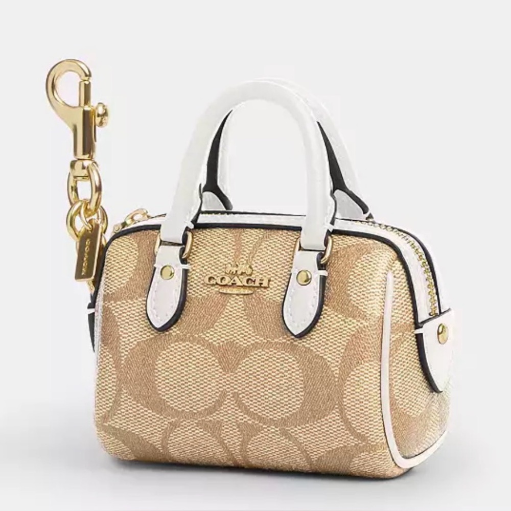 COACH MINI ROWAN SATCHEL BAG CHARM